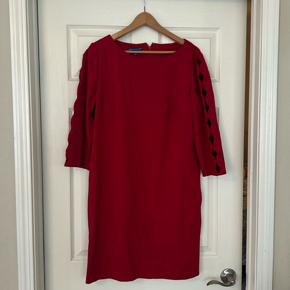 Red dress